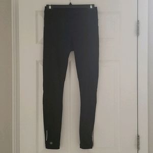 Black Athleta Leggings XS Reflective Details